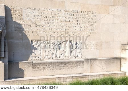 Reformation Wall Monument In City Of Geneva, Switzerland