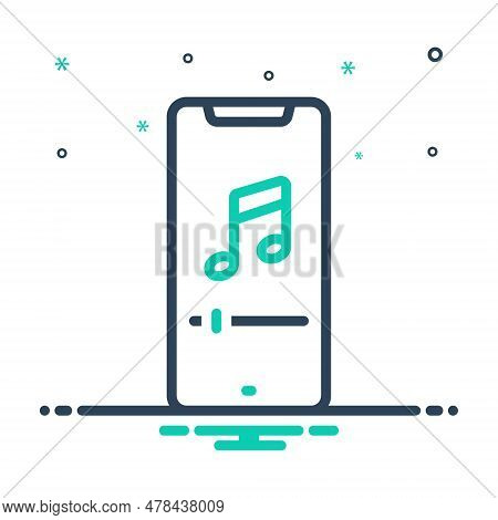 Mix Icon For Song Music Listen Lyrics Chanson Gadget Musical Audio Play Playback App Mobile Audio-pl