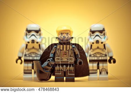 Darth Trump And Storm Troopers. Political Concept