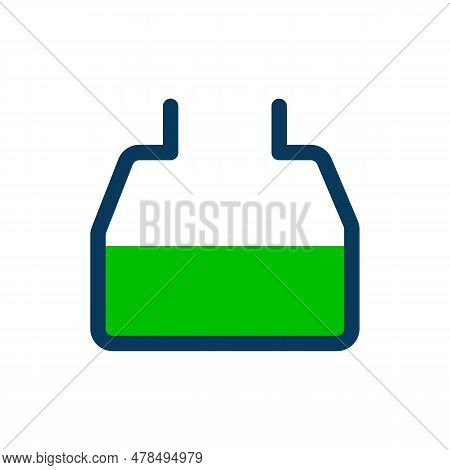 Liquid Icon For Science Experiment. Editable Vector.