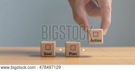 Goal Plan Action, Business Action Plan Strategy, Outline All The Necessary Steps To Achieve Your Goa