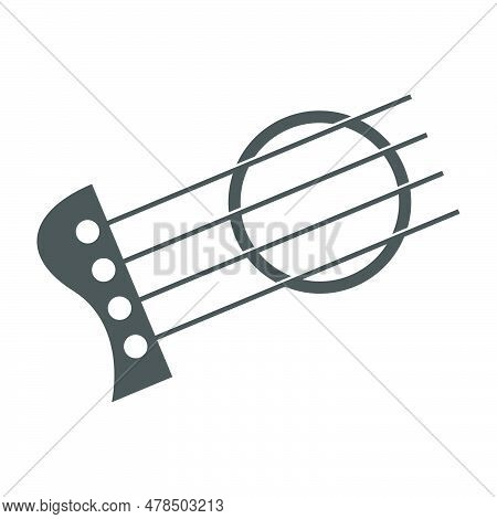 Guitar Icon Logo Design
