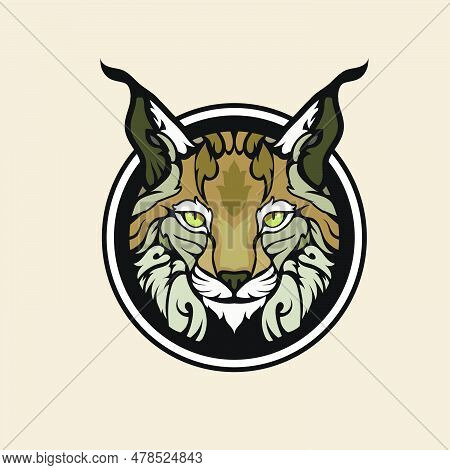 Lynx Head Mascot Vector Illustration