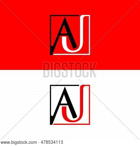 Initial Au Monogram Simple Logo Design Template Vector. Designs Concept, Logo, Logotype Element For 