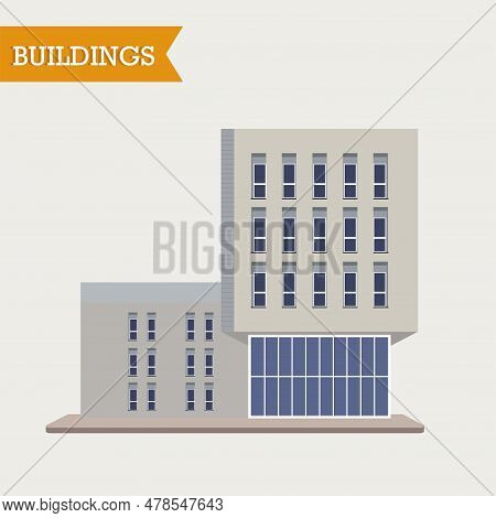 Isolated Colored Building Icon Image Vector Illustration