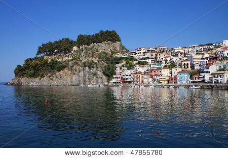 Parga Stadt in Griechenland