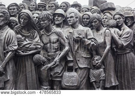 Monument To Migrants Angels By Surprise By Canadian Artist Timothy Schmalz In St. Peter's Square