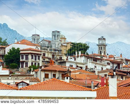 Arachova -  Mountain Village, Built On The Slopes Of Mount Parnassos (greece)