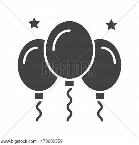 Balloon Icon Image. Suitable For Mobile Application.