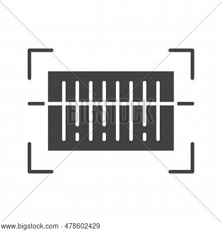 Barcode Scanner Icon Image. Suitable For Mobile Application.