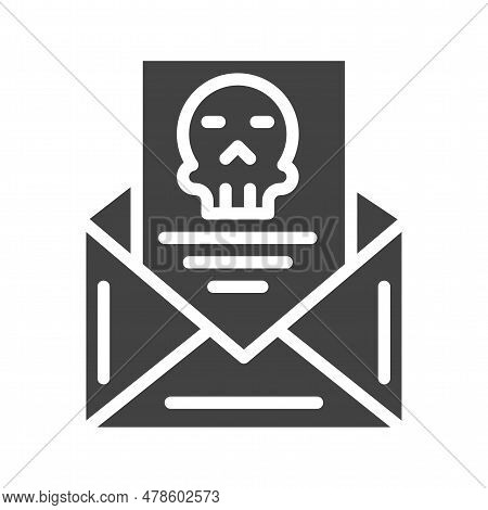 Blackmail Icon Image. Suitable For Mobile Application.