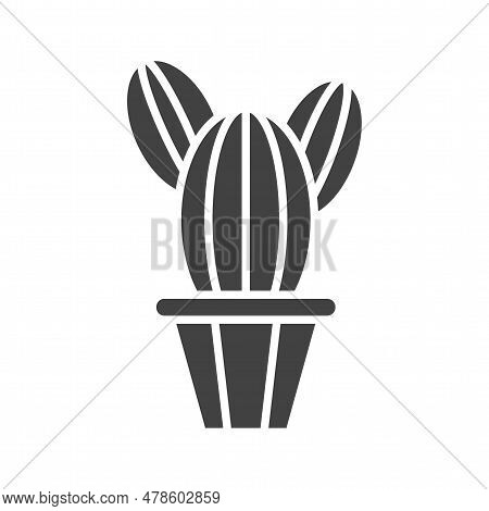 Cactus Icon Image. Suitable For Mobile Application.