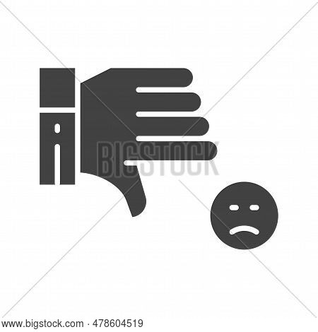 Dislike Icon Image. Suitable For Mobile Application.