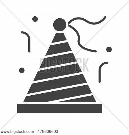 Party Hat Icon Image. Suitable For Mobile Application.