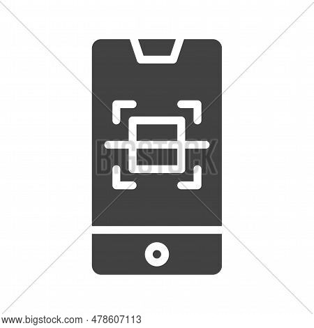 Scan Icon Image. Suitable For Mobile Application.