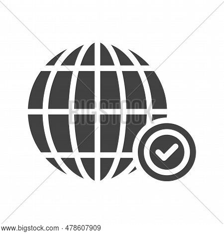 Verification Icon Image. Suitable For Mobile Application.