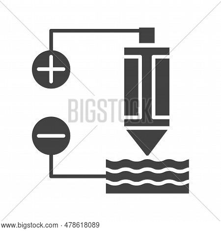 Scanning Tunneling Microscope Icon Image. Suitable For Mobile Application.