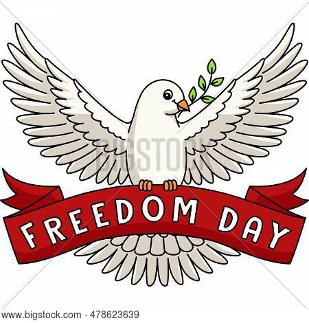 This Cartoon Clipart Shows A Juneteenth Freedom Day Illustration.
