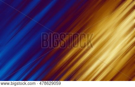 Vector Background With Diagonal Defocused Thin Lines. Vector Horizontal Image.