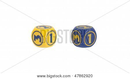 Unique Dice Without Dots