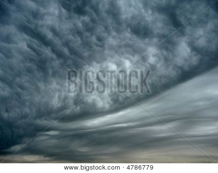 Ominöse Mammatus Wolken