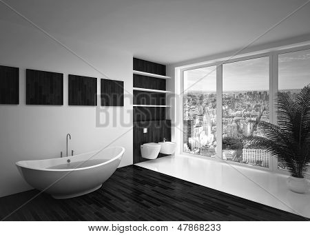 Banyo modern iç