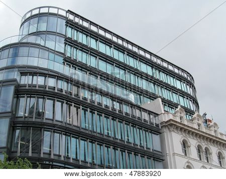 Londýn-9. července: Amazonky nové multi milionů Libra, centrální Londýn sklo kancelář ústředí na smithf