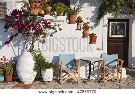 Traditionelle griechische Haus