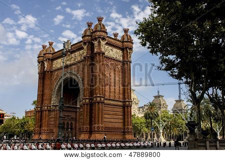 Arc de Triomf in Barcelona