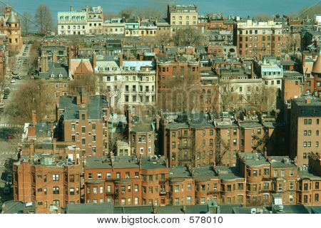 Boston Backbay sandstenshuse