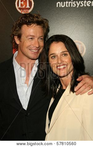 Simon Baker and Robin Tunney at TV Guide Magazine's Sexiest Stars Party. Sunset Tower Hotel, Los Angeles, CA. 03-24-09