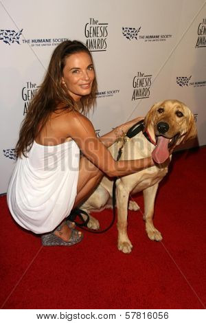 Gabrielle Anwar  at the 23rd Annual Genesis Awards. Beverly Hilton Hotel, Beverly Hills, CA. 03-28-09