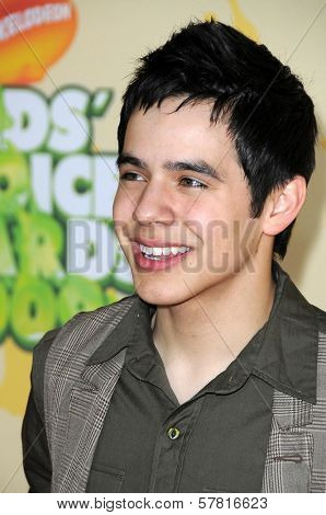 David Archuleta  at Nickelodeon's 2009 Kids' Choice Awards. Pauly Pavillion, Westwood, CA. 03-29-09