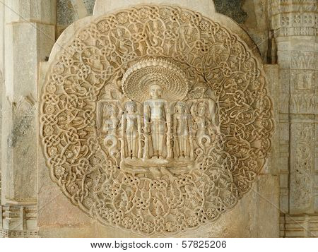 India, Jain Temple In Ranagpur,