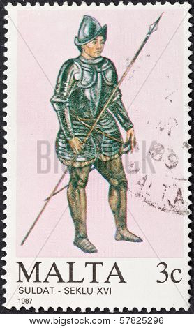 Maltese Military Uniform In 16Th Century