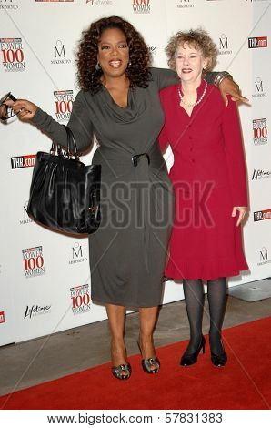 Oprah Winfrey and Elizabeth Guider   at The Hollywood Reporter's Annual Women In Entertainment Breakfast. Beverly Hills Hotel, Beverly Hills, CA. 12-05-08