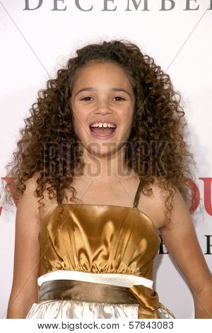 Madison Pettis   at the Los Angeles Premiere of 'Seven Pounds'. Mann Village Theatre, Westwood, CA. 12-16-08