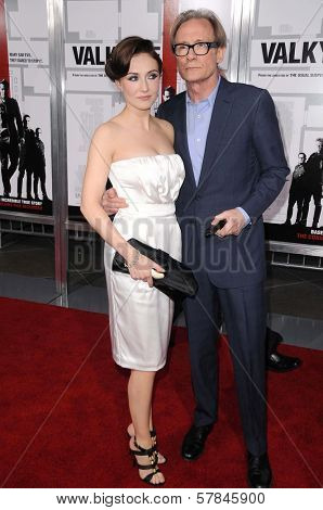 Carice van Houten and Bill Nighy   at the Los Angeles Premiere of 'Valkyrie'. The Directors Guild of America, Los Angeles, CA. 12-18-08