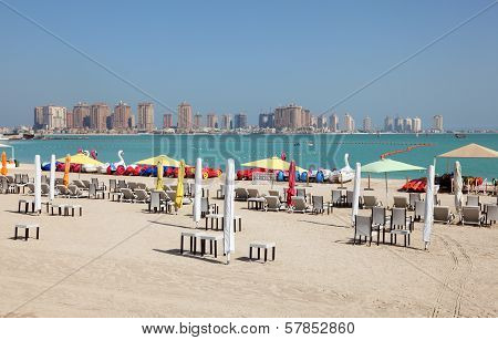 Beach In Doha, Qatar