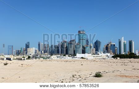 Skyline Of Doha. Qatar