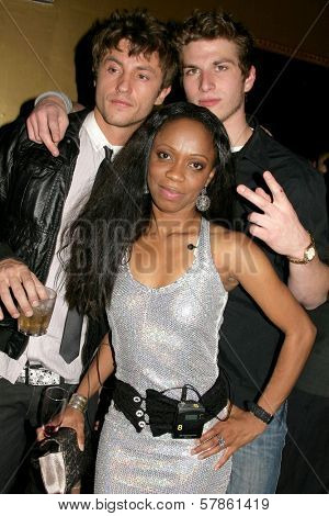 Devin Sims with Charmaine Blake and Dan Koz  at the Birthday Bash For Hollywood Publicist Charmaine Blake. 24k Lounge, Hollywood, CA. 01-14-09