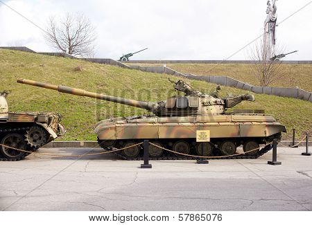 Ukrainian And Soviet Tank,