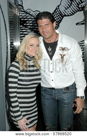 Katie Lohmann and Jose Canseco at the Birthday Bash for Katie Lohmann. S Bar, Hollywood, CA. 01-27-09