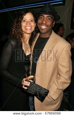 Erica Gimpel and Tico Wells at the VIP Screening of 'Machete Joe'. Paramount Studios, Hollywood, CA. 01-30-09