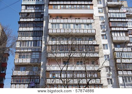 Soviet-era Apartment Block In Odessa