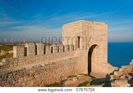 Fortress. A Medieval Fortress In Bulgaria - Kaliakra