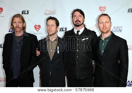 Foo Fighters at the 2009 Musicares Person of the Year Gala. Los Angeles Convention Center, Los Angeles, CA. 02-06-09