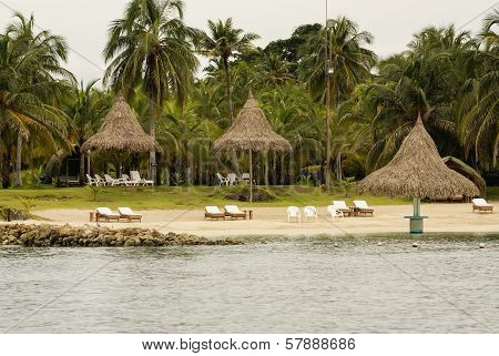 A tiny island in the caribbean Archipelago san Bernardo near Tolu Colombia