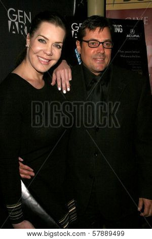 Joanie Laurer and Jeff Rector   at the Los Angeles Premiere of 'Dark Streets'. Arclight Hollywood, Hollywood, CA. 12-03-08