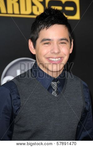 David Archuleta  at the 2008 American Musica Awards. Nokia Theatre, Los Angeles, CA. 11-23-08